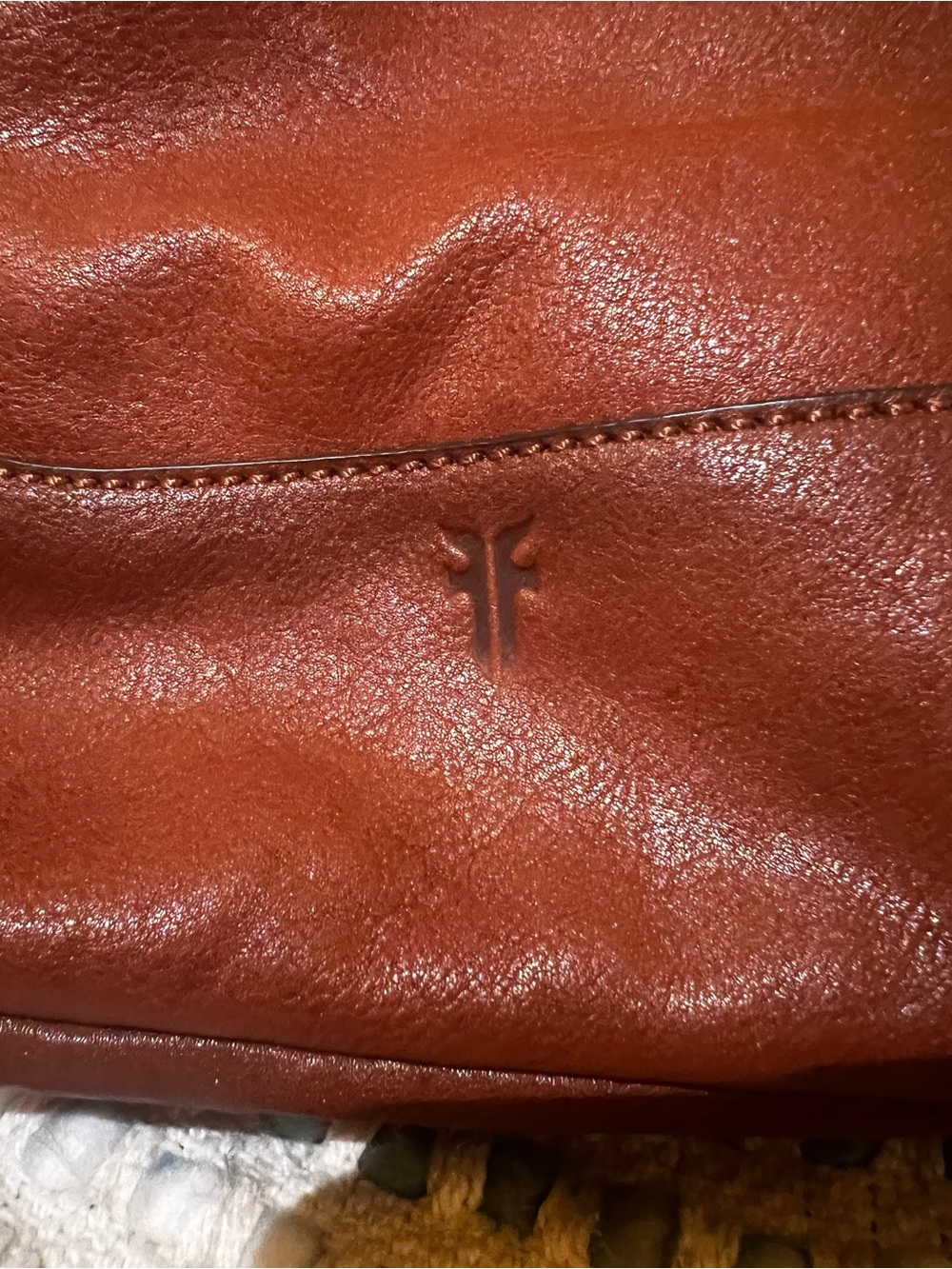 Frye Rustic Chestnut Leather Mini Backpack - Picture 9 of 10
